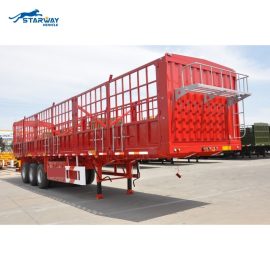 Starway 3 Axles Fence Cargo Semi Trailer