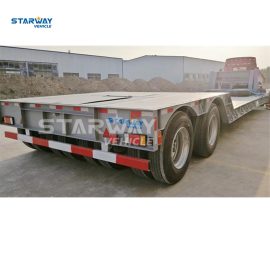 2 Line 4 Axle Detachable Lowbed Trailer