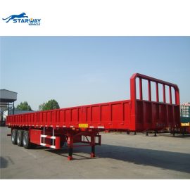 Customizable 3 Axles 60 Tons Sidewall Semi Trailers