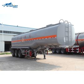 3 Axle 45000 Liter Carbon Steel Fuel Tanker Trailer