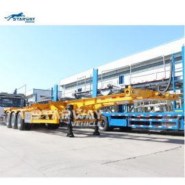 3 Axles Container Chassis skeleton Semi Trailer